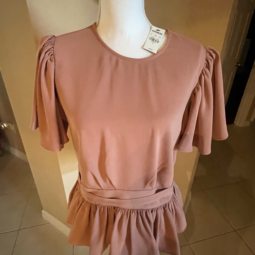 Express Dusty Rose colored Blouse